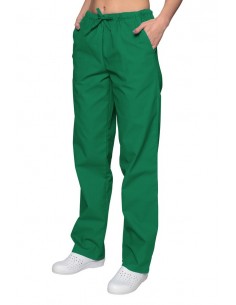 Spodnie chirurgiczne damskie  bawełniane  zielone operacyjne na trok/ 100% bawełna ADW12b