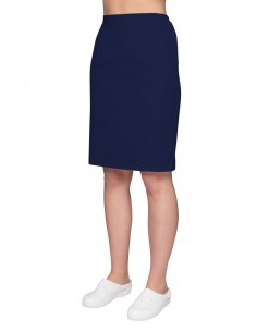 Spódnica medyczna damska biała i granatowa / 35%bawełna i 65%poliester