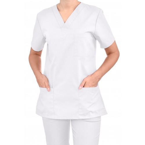 Bluza chirurgiczna damska  biała
