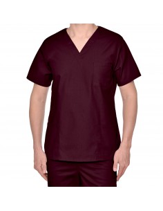 Bluza chirurgiczna  męska śliwkowa elastyczna bluza medyczna męska    stretch