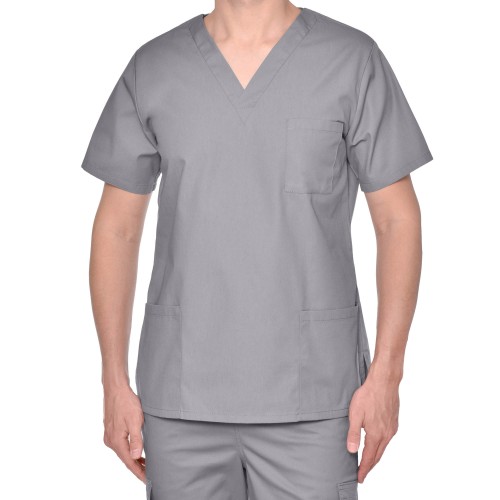 Bluza chirurgiczna  męska szara elastyczna stretch