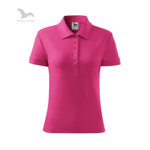 Koszulka polo damska różowa MALFINI