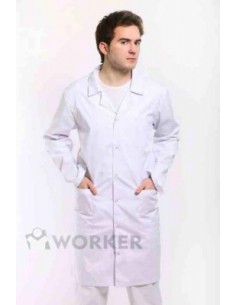 Fartuch medyczny męski biały 2