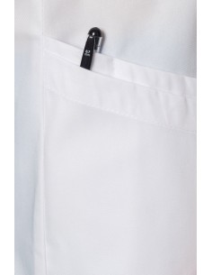 Bluza medyczna damska amarantowa, różowa na suwak rękaw krótki 2