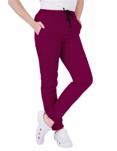 Bluza medyczna damska malina 2