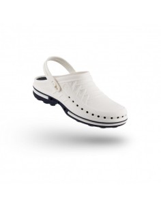 obuwie operacyjne WOCK Clog 13 blue White + pasek