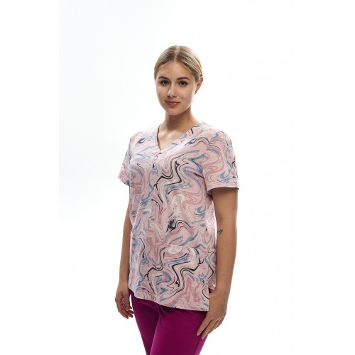 Bluza medyczna damska  dzianina 100% bawełna