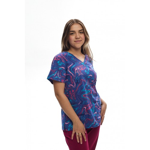 Bluza medyczna damska  dzianina 100% bawełna
