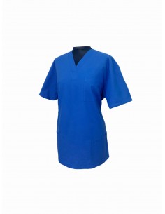 Bluza chirurgiczna męska bawełniana chabrowa 100% bawełna