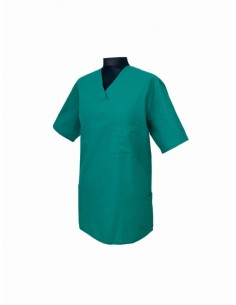 Bluza chirurgiczna męska  bawełniana zielona operacyjna 100% bawełna