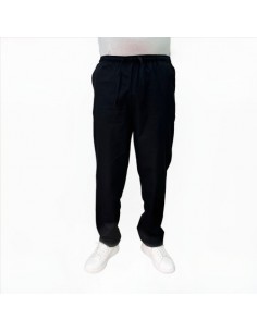 Spodnie chirurgiczne bawełniane męskie  czarne  100% bawełna