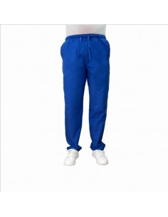 Spodnie chirurgiczne bawełniane męskie chabrowe 100% bawełna