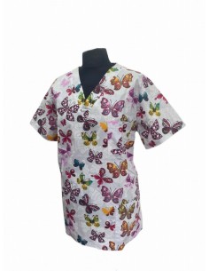 Bluza chirurgiczna w motyle