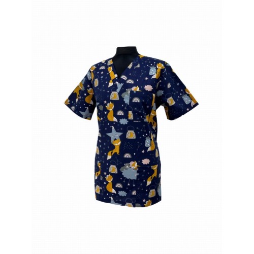 Bluza chirurgiczna w liski