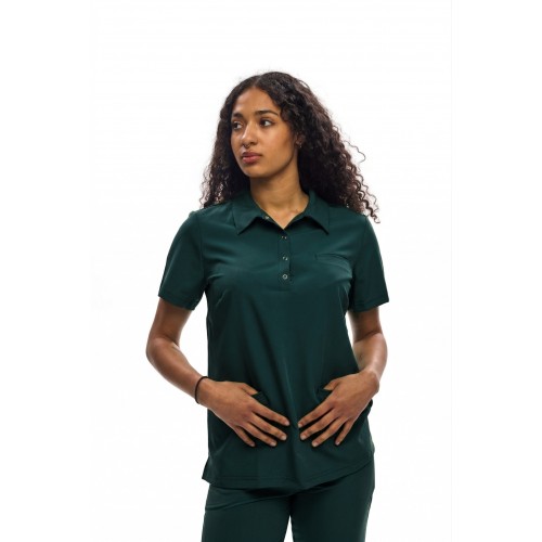 Bluza chirurgiczna zielona butelkowa wiskoza