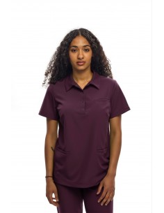 Bluza chirurgiczna kolor sangria wiskoza