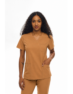 Bluza medyczna damska kolor caramel