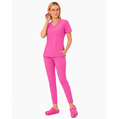 Mundurek medyczny damski pink