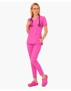 Mundurek medyczny damski pink