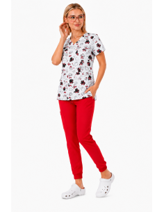 Bluza chirurgiczna bawełna myszka miki