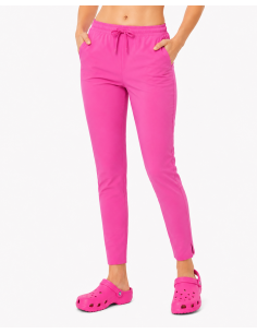 Spodnie medyczne cygaretki pink