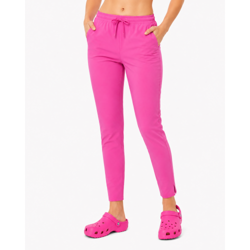Spodnie medyczne cygaretki pink