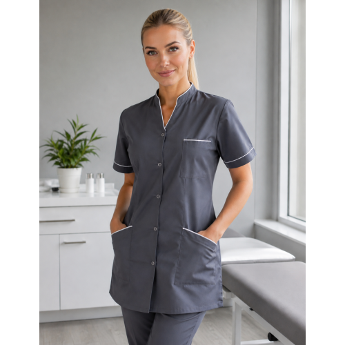 Bluza medyczna damska szara